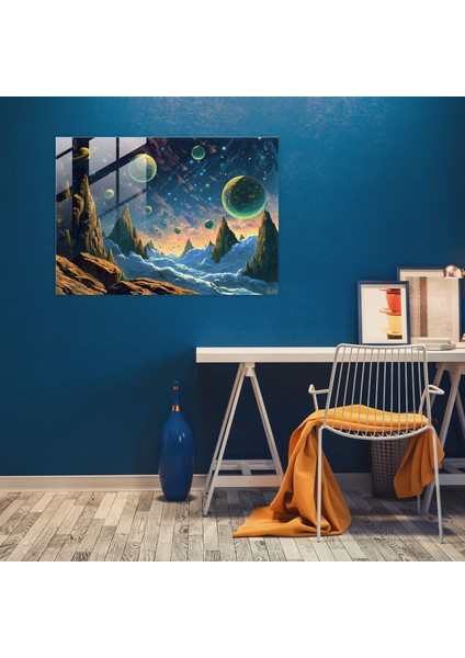 Sürrealizm Sanatı Cam Baskı - Sürrealizm Sanatı, Cam Duvar Sanatı, Cam Baskı, Sürrealizm Sanatı, 45X30