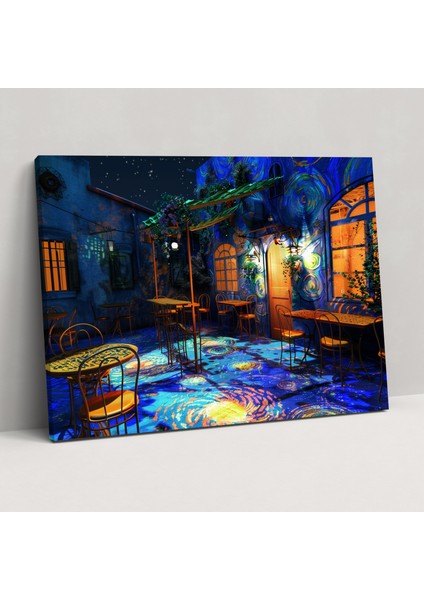 Cafe Teras Kanvas Tablo Vincent Van Gogh - Vincent Van Gogh, Vincent Van Gogh, Duvar Dekorasyonu, Kanvas Tablo, 50X30