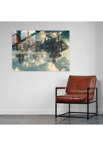 Sürrealizm Sanatı Cam Duvar Sanatı - Sürrealizm Sanatı, Modern Sanat, Cam Duvar Sanatı, Duvar Dekorasyonu, 45X30 fiyatları