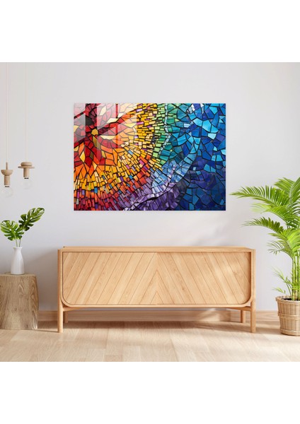 Volkan Camı Dekorasyonu - Volkan, Karmaşık Desenler, Volkan Camı Dekorasyonu, Duvar Dekorasyonu, 45X30 fiyatları