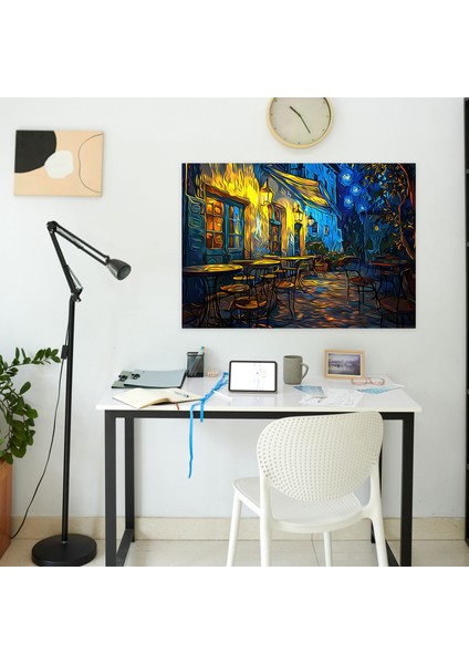 Vincent Van Gogh Kafe Teras Kanvas Tablo - Vincent Van Gogh, Vincent Van Gogh, Kanvas Tablo, Duvar Dekorasyonu, 50X30 fiyatları