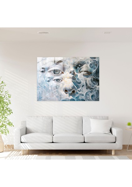Sürrealizm Eterik Vizyonlar Duvar Dekorasyonu - Gerçeküstücülük Sanatı, Eterik Vizyonlar, Duvar Dekorasyonu, Cam Sanatı, 45X30