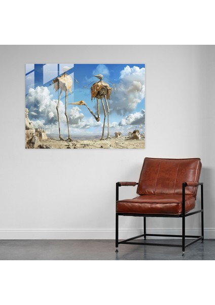Salvador Dali Ev Dekorasyonu: Tuhaf Yaratıklar - Salvador Dali, Cam Baskı, Ev Dekorasyonu, Salvador Dali, 45X30 fiyatları