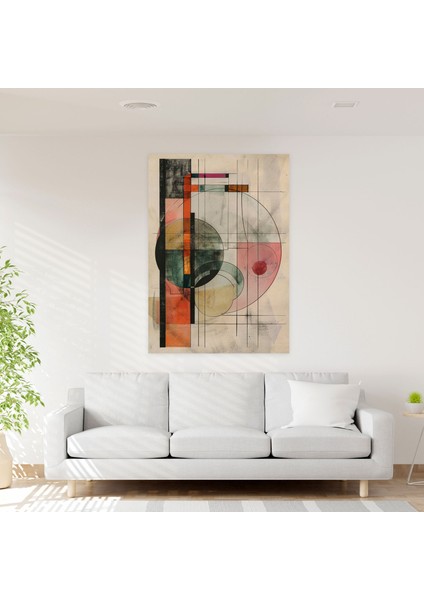 Süprematizm Duvar Dekorasyonu - Süprematizm, Kanvas Tablo, Ev Dekorasyonu, Duvar Dekorasyonu, 30X50