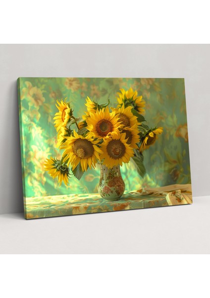 Vincent Van Gogh Ayçiçekleri Duvar Tablosu - Vincent Van Gogh, Kanvas Tablo, Duvar Sanatı, Kanvas Tablo, 50X30