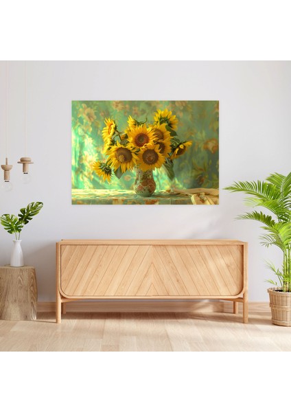 Vincent Van Gogh Ayçiçekleri Duvar Tablosu - Vincent Van Gogh, Kanvas Tablo, Duvar Sanatı, Kanvas Tablo, 50X30