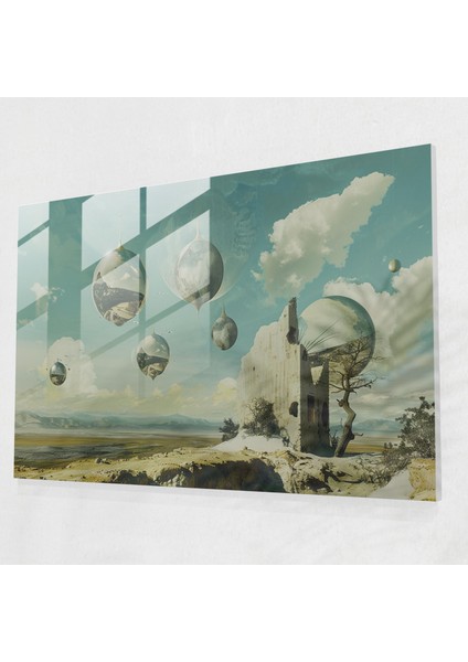 Rüya Gibi Manzara Cam Baskı - Salvador Dali, Modern Sanat, Salvador Dali, Cam Duvar Sanatı, 45X30