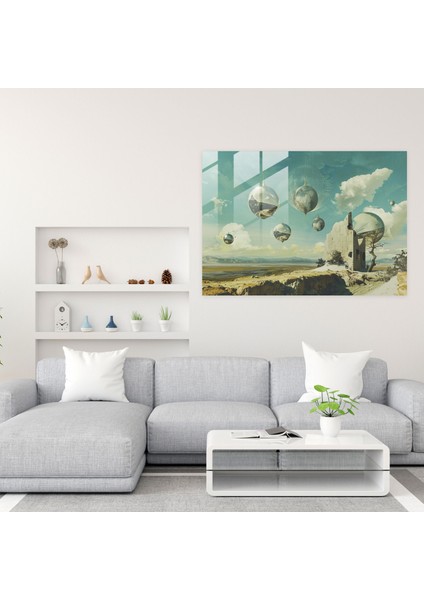 Rüya Gibi Manzara Cam Baskı - Salvador Dali, Modern Sanat, Salvador Dali, Cam Duvar Sanatı, 45X30 modelleri