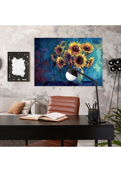 Vincent Van Gogh Ayçiçekleri Tablosu - Vincent Van Gogh, Kanvas Tablo, Duvar Sanatı, Ev Dekorasyonu, 50X30