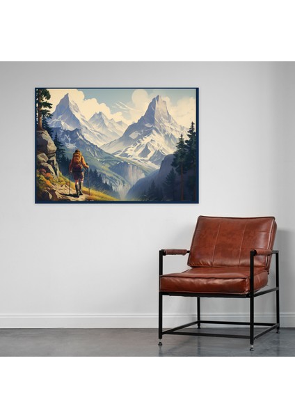 Seyahat Duvar Dekorasyonu - Vintage Macera Posteri - Seyahat, Duvar Dekorasyonu, Retro Seyahat, Kanvas, 50X30 fiyatları