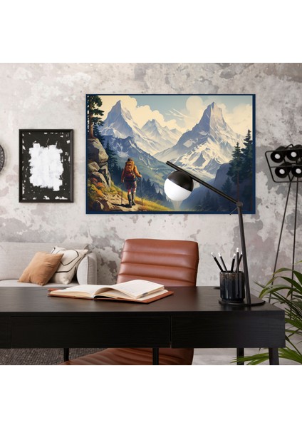 Seyahat Duvar Dekorasyonu - Vintage Macera Posteri - Seyahat, Duvar Dekorasyonu, Retro Seyahat, Kanvas, 50X30 modelleri