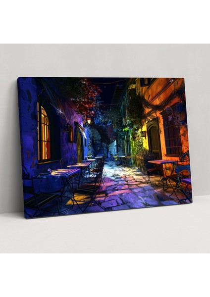 Vincent Van Gogh Cafe Teras Duvar Sanatı - Vincent Van Gogh, Kanvas Tablo, Vincent Van Gogh, Kanvas Tablo Duvar Sanatı, 50X30