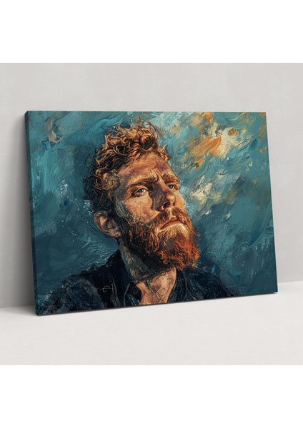 Vincent Van Gogh Otoportre Duvar Dekorasyonu - Vincent Van Gogh, Ev Dekorasyonu, Kanvas Tablo, Vincent Van Gogh, 50X30