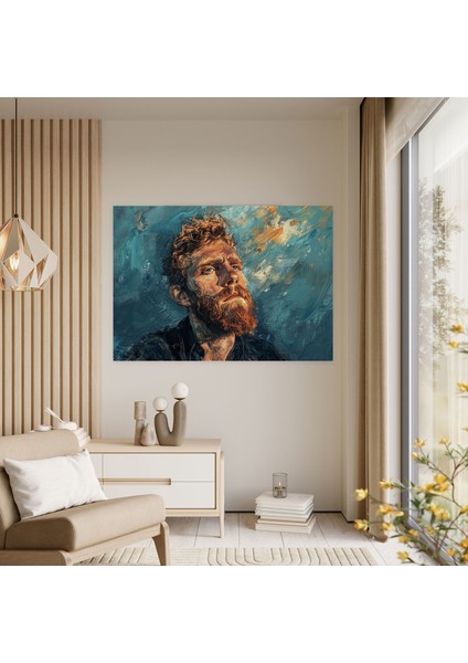 Vincent Van Gogh Otoportre Duvar Dekorasyonu - Vincent Van Gogh, Ev Dekorasyonu, Kanvas Tablo, Vincent Van Gogh, 50X30 modelleri