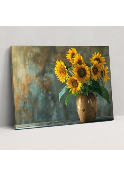 Vincent Van Gogh Ayçiçekleri Duvar Tablosu - Vincent Van Gogh, Duvar Dekorasyonu, Ev Dekorasyonu, Kanvas Tablo, 50X30
