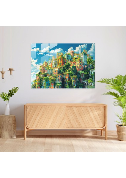 Sürrealizm Sanatı Modern Sanat - Sürrealizm Sanatı, Ev Dekorasyonu, Cam Baskı, Sürrealizm Sanatı, 45X30 modelleri