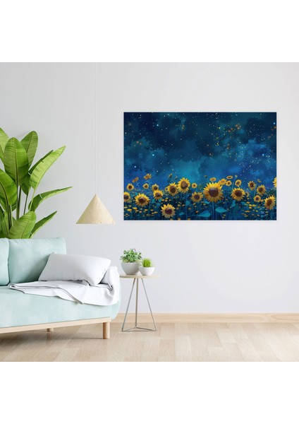 Yıldızlı Gece Van Gogh Kanvas Tablo - Vincent Van Gogh, Kanvas Tablo, Duvar Sanatı, Vincent Van Gogh, 100X70 modelleri