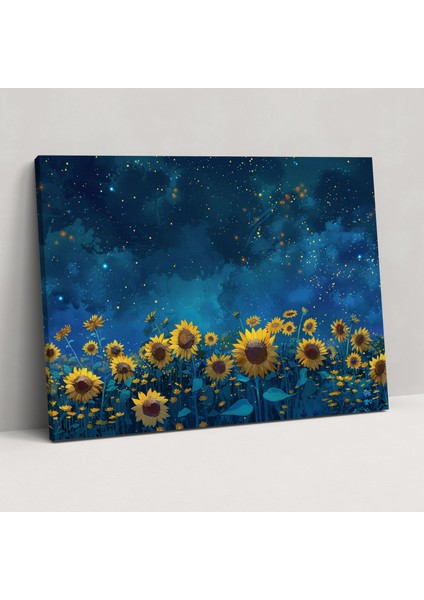 Yıldızlı Gece Van Gogh Kanvas Tablo - Vincent Van Gogh, Kanvas Tablo, Duvar Sanatı, Vincent Van Gogh, 50X30