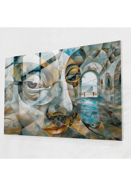 Optik Yanılsama Cam Duvar Sanatı - Salvador Dali, Salvador Dali, Cam Sanatı, Cam Duvar Sanatı, 45X30