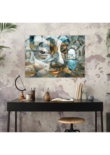 Optik Yanılsama Cam Duvar Sanatı - Salvador Dali, Salvador Dali, Cam Sanatı, Cam Duvar Sanatı, 45X30