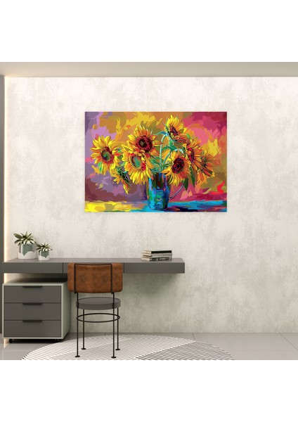 Vincent Van Gogh Ayçiçekleri Duvar Tablosu - Vincent Van Gogh, Kanvas Tablo, Duvar Sanatı, Vincent Van Gogh, 50X30