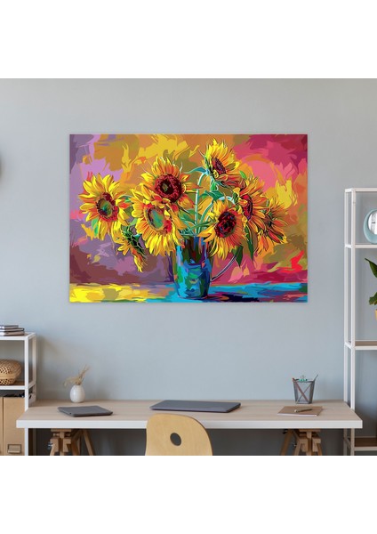 Vincent Van Gogh Ayçiçekleri Duvar Tablosu - Vincent Van Gogh, Kanvas Tablo, Duvar Sanatı, Vincent Van Gogh, 50X30