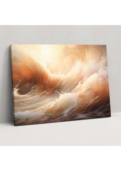 Soyut Sörf Duvar Sanatı - Sörf, Sörf, Sörf, Kanvas, 50X30