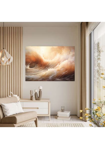 Soyut Sörf Duvar Sanatı - Sörf, Sörf, Sörf, Kanvas, 50X30 fiyatları