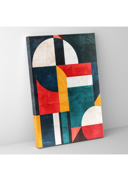 Süprematizm Geometrik Desenli Kanvas Tablo - Süprematizm, Kanvas Tablo, Kanvas Tablo, Süprematizm, 30X50