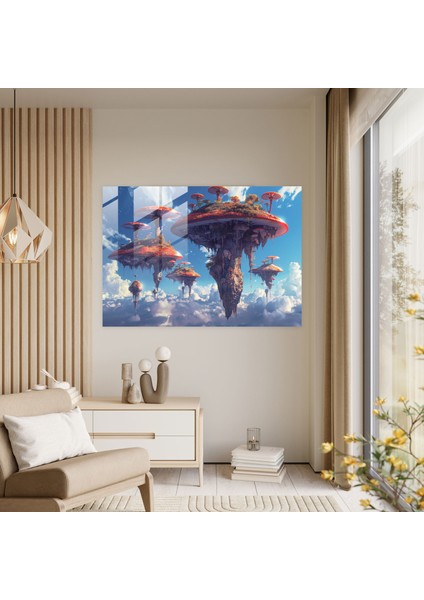 Sürrealizm Cam Baskı - Sürrealizm Sanatı, Sürrealizm Sanatı, Modern Sanat, Ev Dekorasyonu, 45X30 modelleri