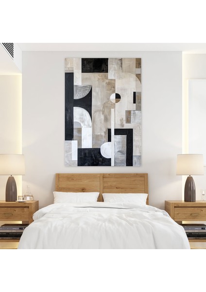 Süprematizm Monokromatik Soyut Formlar Duvar Sanatı - Süprematizm, Kanvas Tablo, Duvar Sanatı, Kanvas Tablo, 30X50 fiyatları