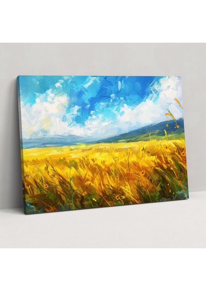 Cesur Buğday Tarlaları Van Gogh Duvar Sanatı - Vincent Van Gogh, Vincent Van Gogh, Ev Dekorasyonu, Duvar Sanatı, 50X30