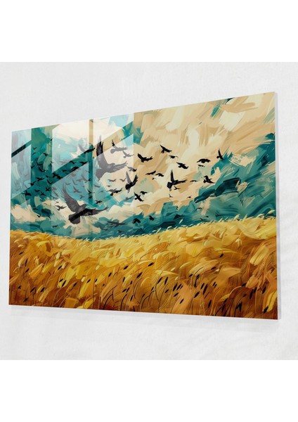 Vincent Van Gogh Duvar Dekorasyonu - Vincent Van Gogh, Vincent Van Gogh, Duvar Dekorasyonu, Cam Baskı, 45X30