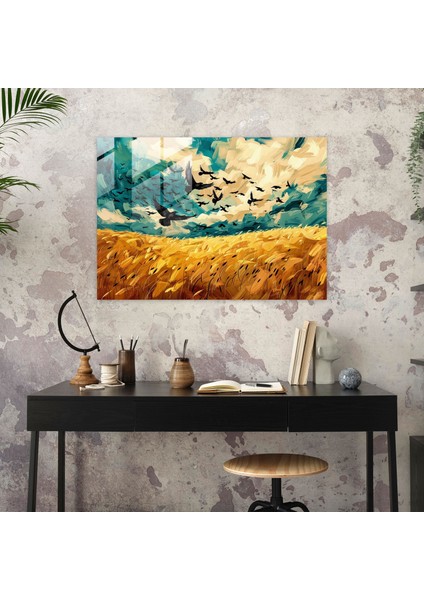 Vincent Van Gogh Duvar Dekorasyonu - Vincent Van Gogh, Vincent Van Gogh, Duvar Dekorasyonu, Cam Baskı, 45X30 fiyatları