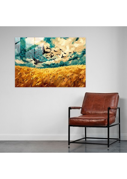 Vincent Van Gogh Duvar Dekorasyonu - Vincent Van Gogh, Vincent Van Gogh, Duvar Dekorasyonu, Cam Baskı, 45X30 modelleri