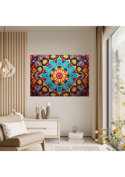 Türk Halı Deseni Kaleydoskop Kanvas Tablo - Türk Halısı, Kanvas Tablo, Türk Halı Deseni, Kanvas Tablo, 50X30 fiyatları