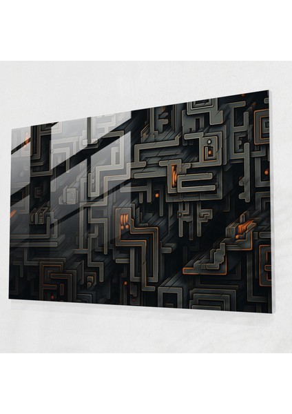 Seyahat Cam Baskı - Seyahat, Duvar Dekorasyonu, Cam Baskı, Keşif, 45X30