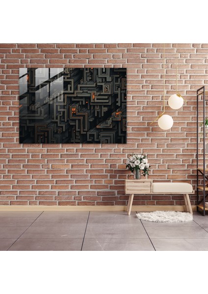 Seyahat Cam Baskı - Seyahat, Duvar Dekorasyonu, Cam Baskı, Keşif, 45X30