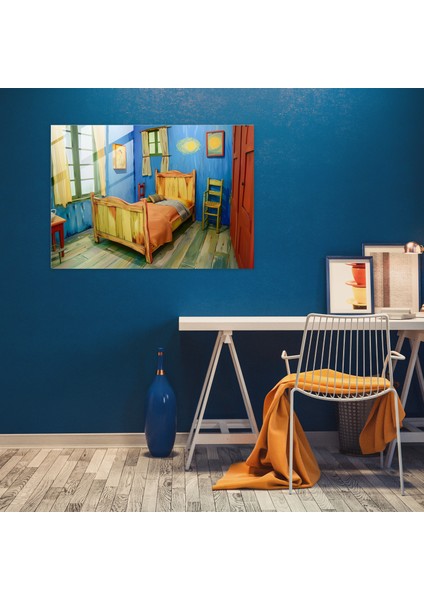 Vincent Van Gogh Cam Duvar Sanatı: Rahat Yatak Odası Retreat - Vincent Van Gogh, Duvar Dekorasyonu, Cam Duvar Sanatı, Ev Dekorasyonu, 45X30 fiyatları