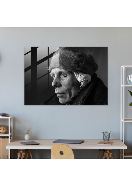 Vincent Van Gogh Duvar Dekorasyonu - Bandajlı Kulaklı Otoportre - Vincent Van Gogh, Modern Sanat, Cam Sanatı, Duvar Dekorasyonu, 45X30 modelleri