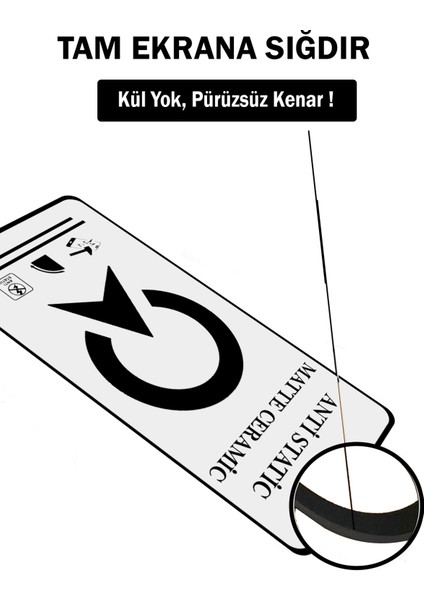 Casper Via M40 Tam Kaplayan Anti Statik Kırılmayan Mat Seramik Nano Esnek Ekran Koruyucu Cam fiyatları