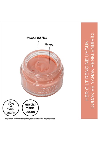 Natural Lip & Cheek Blush 17,5 gr