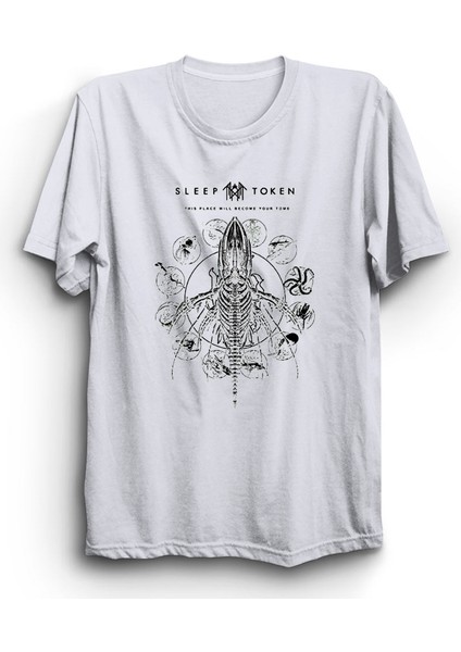 Sleep Token, This Place Will Become Your Tomb, Rock Metal Müzik Grubu %100 Pamuk Tişört
