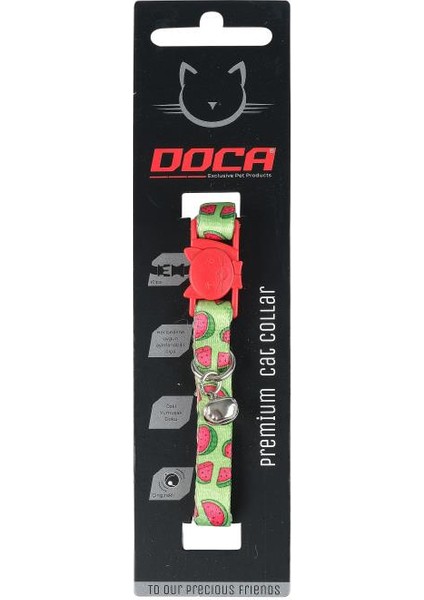 Premium Watermelon Desenli Kedi Boyun Tasması