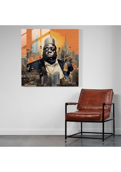 Ünlü Büyük Cam Duvar Sanatı - Ünlü Büyük, Duvar Dekorasyonu, Modern Sanat, New York City, 30X30 fiyatları