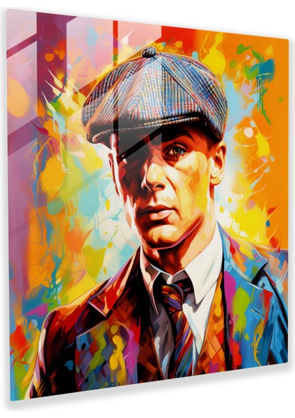 Peaky Blinders Pop Art Cam Baskı - Peaky Blinders, Modern Sanat, Ev Dekorasyonu, Peaky Blinders, 30X30