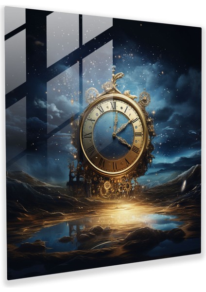 Gece Yarısı Gerçeküstü Cam Sanatı - Gece Yarısı, Cam Duvar Sanatı, Ev Dekorasyonu, Gece Yarısı, 30X30