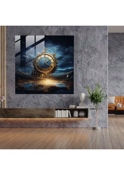 Gece Yarısı Gerçeküstü Cam Sanatı - Gece Yarısı, Cam Duvar Sanatı, Ev Dekorasyonu, Gece Yarısı, 30X30 fiyatları