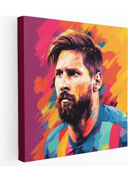 Lionel Messi Duvar Tablosu - Pop Art Kanvas Tablo - Lionel Messi, Duvar Sanatı, Kanvas Tablo, Lionel Messi, 30X30