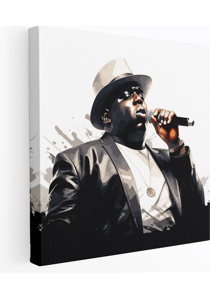 Ünlü Büyük Kanvas Tablo - Ünlü Büyük, Kanvas Tablo, Duvar Dekorasyonu, Hip Hop Sanatı, 30X30